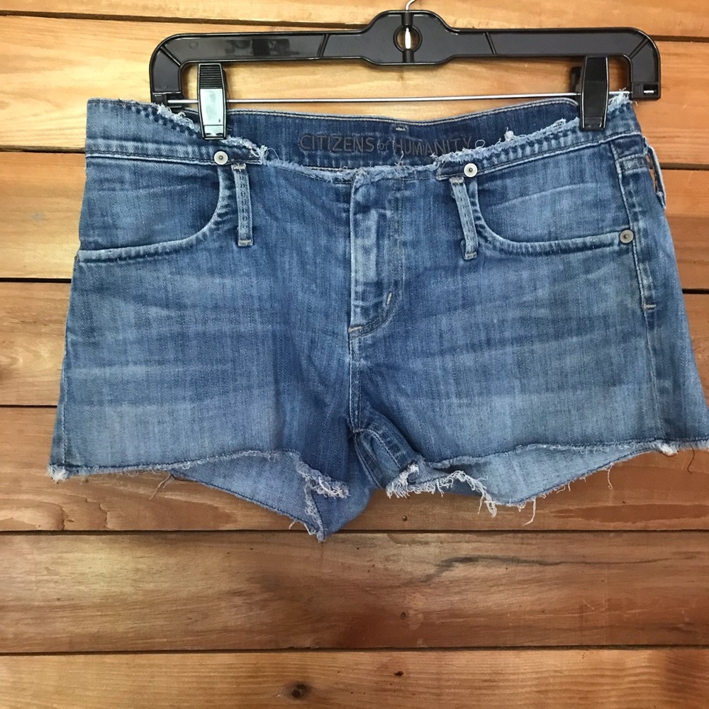 Citizens of Humanity Low Rise cut-off Jean shorts by Jerome Dahan Size 27